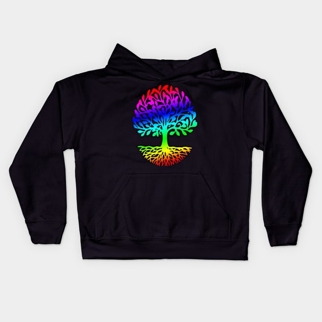 Tree of Life Desing Kids Hoodie by albaley